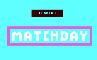 Match Day Title Screen